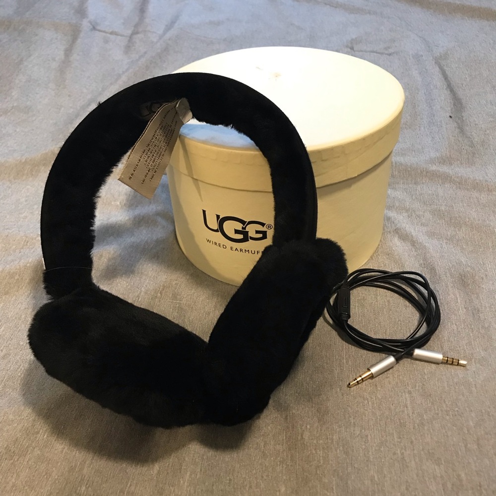 Ugg Black Wired Earmuffs